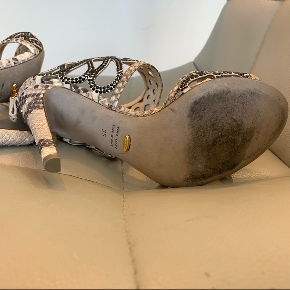Sergio Rossi Snakeskin Heels - Picture 6 of 8